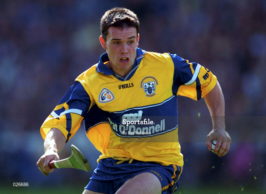15 August 1999; Barry Murphy of Clare during the Guinness All-Ireland Senior Hurling Championship Semi-Final match between Kilkenny and Clare at Croke Park in Dublin. Photo by Ray McManus/Sportsfile