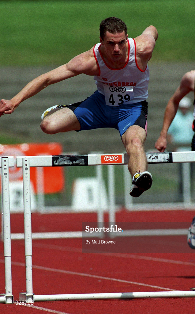 25 July 1999; Brian Liddy during the TNT Irish National Senior Track & Field Championships - Day 2 at Morton Stadium in Santry, Dublin. Photo by Matt Browne/Sportsfile