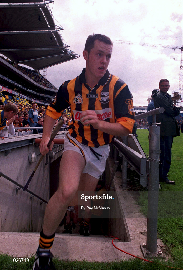 15 August 1999; Brian McEvoy of Kilkenny during the Guinness All-Ireland Senior Hurling Championship Semi-Final match between Kilkenny and Clare at Croke Park in Dublin. Photo by Ray McManus/Sportsfile