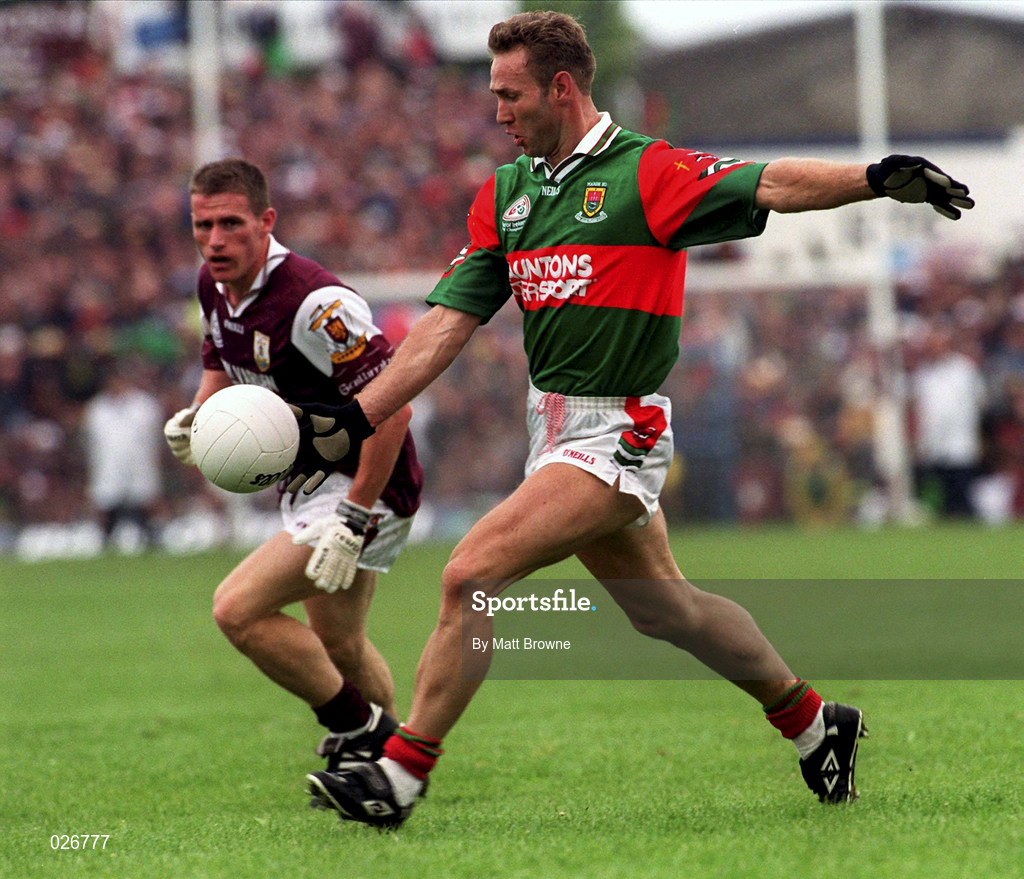18 July 1999; Colm McManaman of Mayo during the Connacht Senior Football Championship Final Replay between Mayo and Galway at Tuam Stadium in Galway. Photo by Matt Browne/Sportsfile