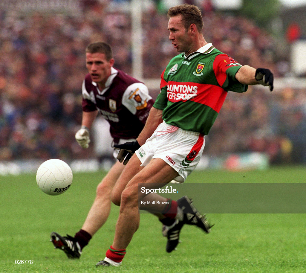 18 July 1999; Colm McManaman of Mayo during the Connacht Senior Football Championship Final Replay between Mayo and Galway at Tuam Stadium in Galway. Photo by Matt Browne/Sportsfile