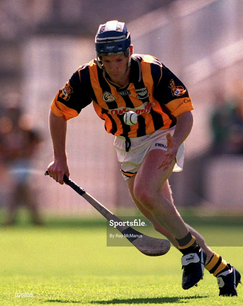 15 August 1999;Denis Byrne of Kilkenny during the Guinness All-Ireland Senior Hurling Championship Semi-Final match between Kilkenny and Clare at Croke Park in Dublin. Photo by Ray McManus/Sportsfile