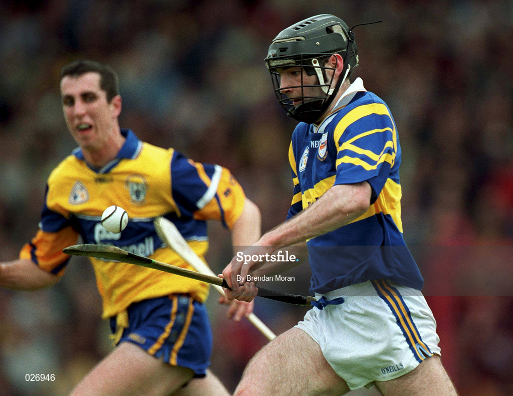 12 June 1999; Donnacha Fahy of Tipperary during the Munster Senior Hurling Championship Semi final Replay match between Clare v Tipperary at Páirc Uí Chaoimh in Cork. Photo by Brendan Moran/Sportsfile