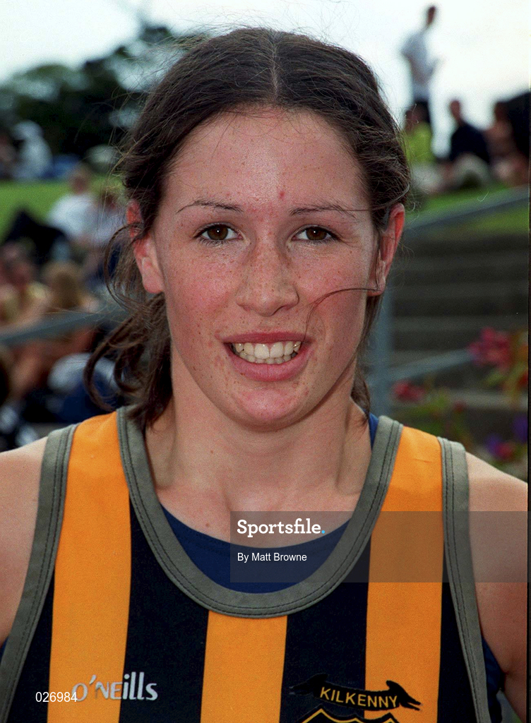 25 July 1999; Emily Maher of Kilkenny City Harriers during the TNT Irish National Senior Track & Field Championships - Day 2 at Morton Stadium in Santry, Dublin. Photo by Matt Browne/Sportsfile