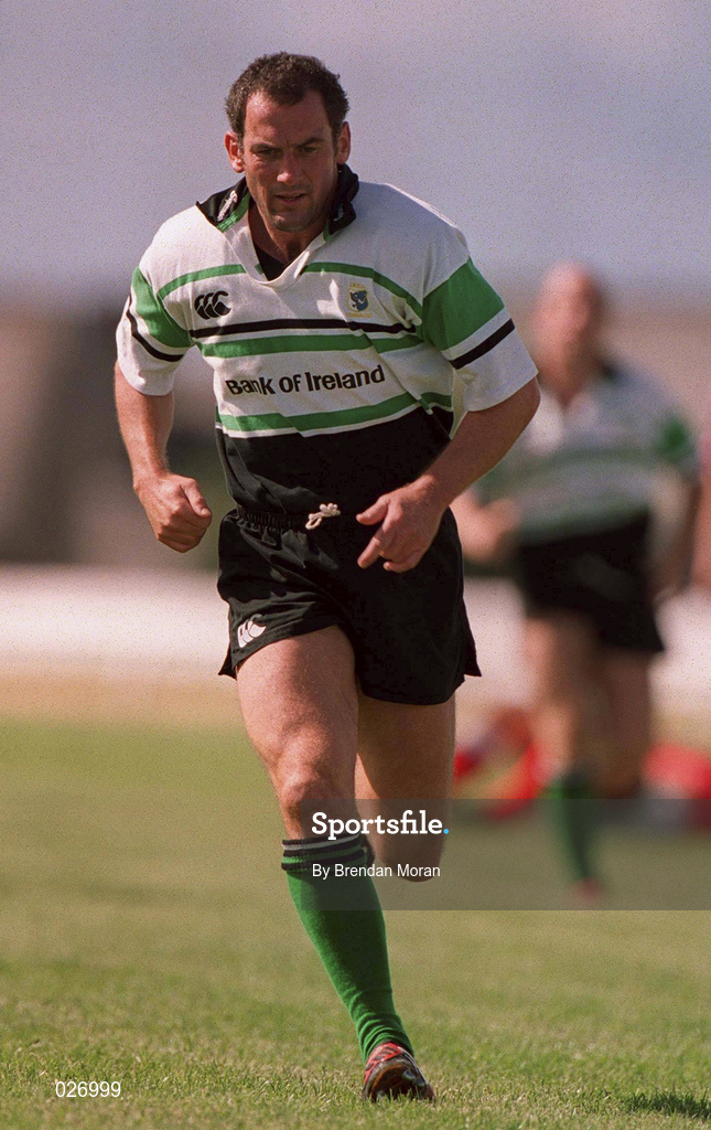 14 August 1999; Eric Elwood of Connacht during the Guinness Interprovincial Championship match between Connacht and Munster at the Sportsgrounds in Galway. Photo by Brendan Moran/Sportsfile