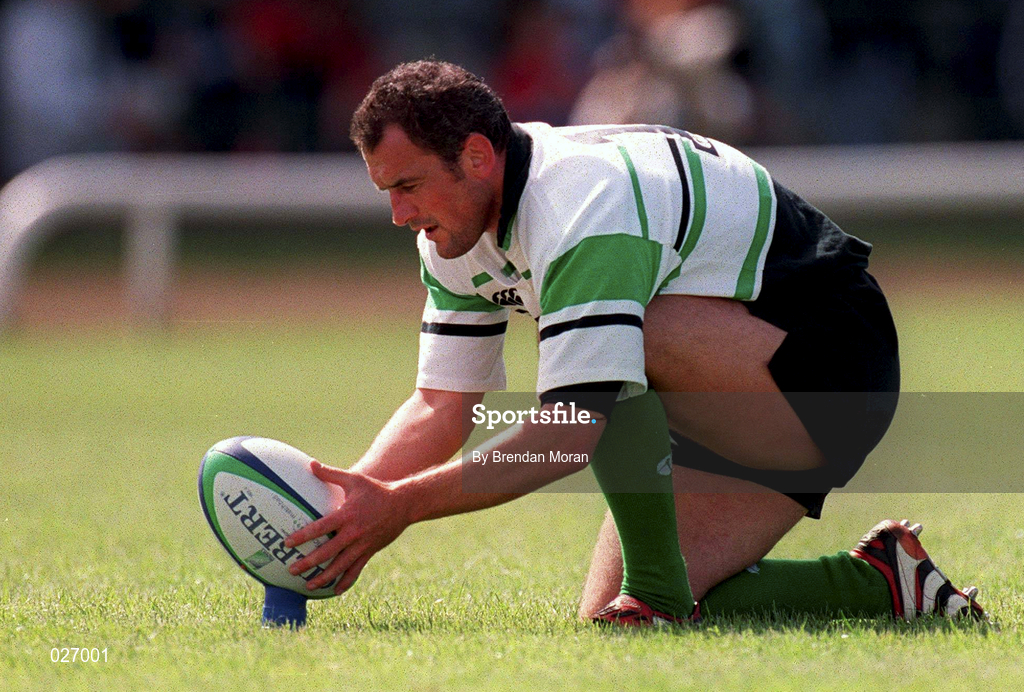 14 August 1999; Eric Elwood of Connacht during the Guinness Interprovincial Championship match between Connacht and Munster at the Sportsgrounds in Galway. Photo by Brendan Moran/Sportsfile