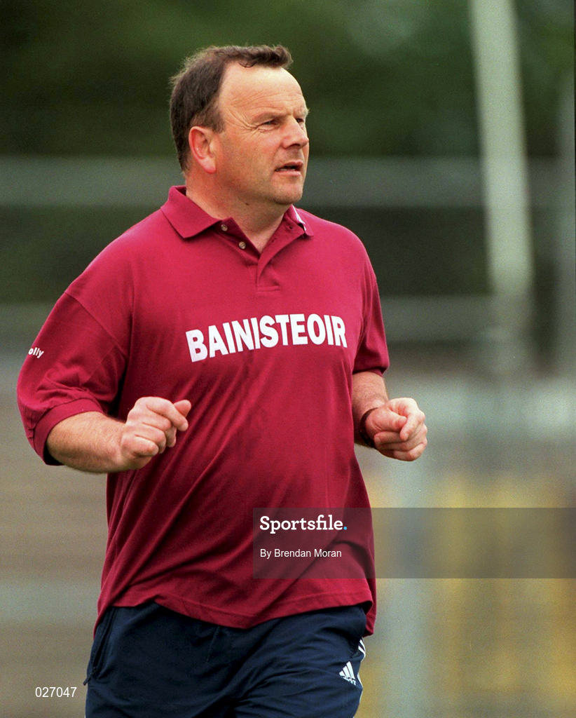 10 July 1999; Galway manager Mattie Murphy during the Guinness Connacht Senior Hurling Championship Final match between Galway and Roscommon at Dr. Hyde Park in Roscommon. Photo by Brendan Moran/Sportsfile