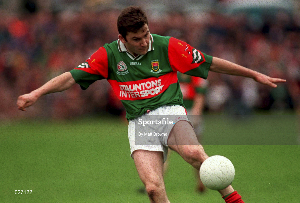 18 July 1999; James Horan of Mayo during the Connacht Senior Football Championship Final Replay between Mayo and Galway at Tuam Stadium in Galway. Photo by Matt Browne/Sportsfile