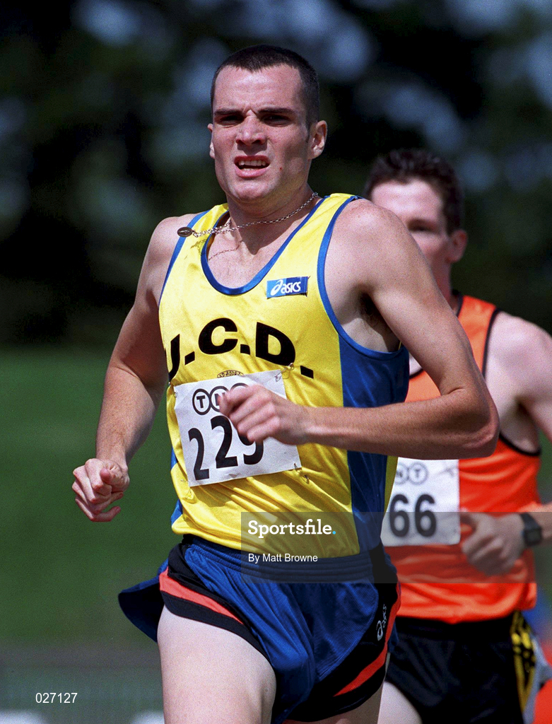 25 July 1999; James Nolan competing in the men's 800m during the TNT Irish National Senior Track & Field Championships - Day 2 at Morton Stadium in Santry, Dublin. Photo by Matt Browne/Sportsfile