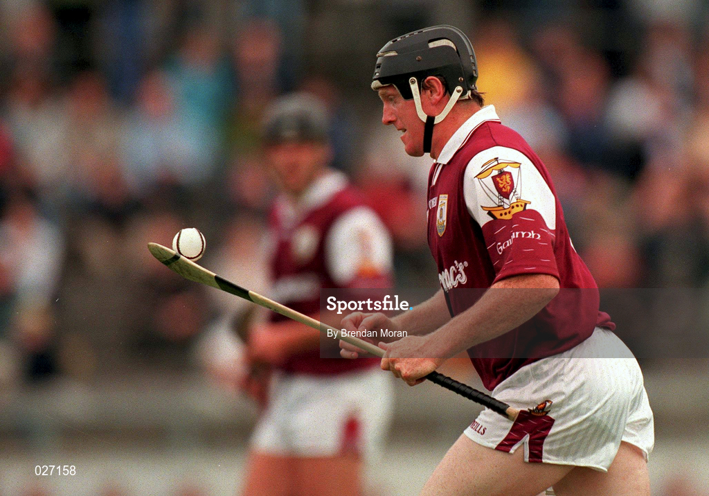 10 July 1999; Joe Cooney of Galway during the Guinness Connacht Senior Hurling Championship Final match between Galway and Roscommon at Dr. Hyde Park in Roscommon. Photo by Brendan Moran/Sportsfile