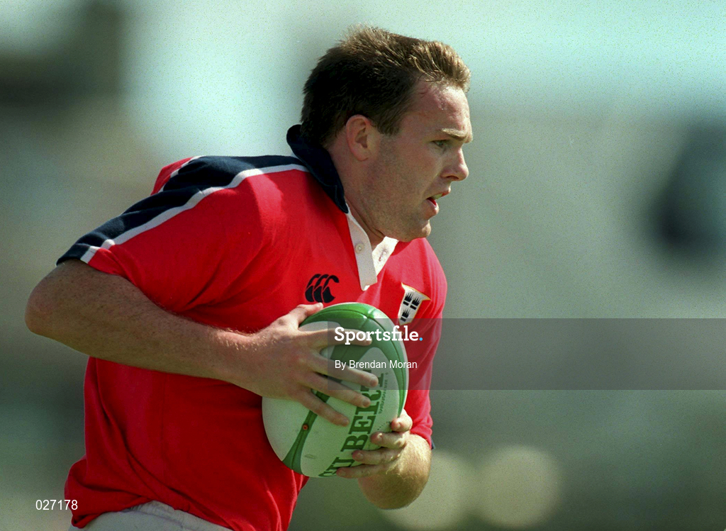 14 August 1999; John Kelly of Munster during the Guinness Interprovincial Championship match between Connacht and Munster at the Sportsgrounds in Galway. Photo by Brendan Moran/Sportsfile