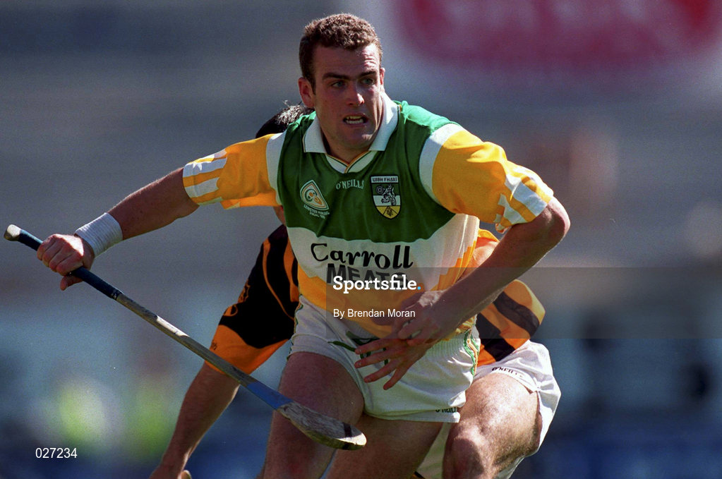 11 July 1999; Kevin Martin of Offaly during the Guinness Leinster Senior Hurling Championship Final match between Kilkenny and Offaly at Croke Park in Dublin. Photo by Brendan Moran/Sportsfile