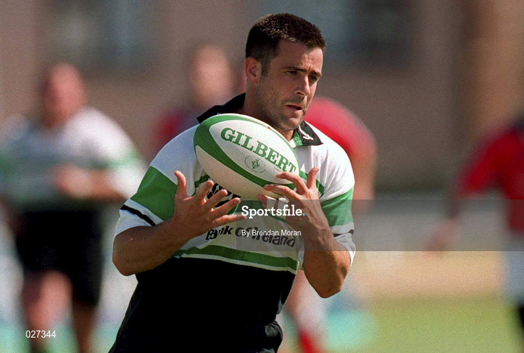 14 August 1999; Mel Deane of Connacht during the Guinness Interprovincial Championship match between Connacht and Munster at the Sportsgrounds in Galway. Photo by Brendan Moran/Sportsfile