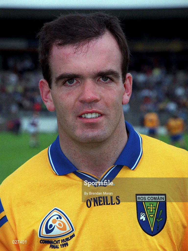 10 July 1999; Michael Cunniffe of Roscommon during the Guinness Connacht Senior Hurling Championship Final match between Galway and Roscommon at Dr. Hyde Park in Roscommon. Photo by Brendan Moran/Sportsfile