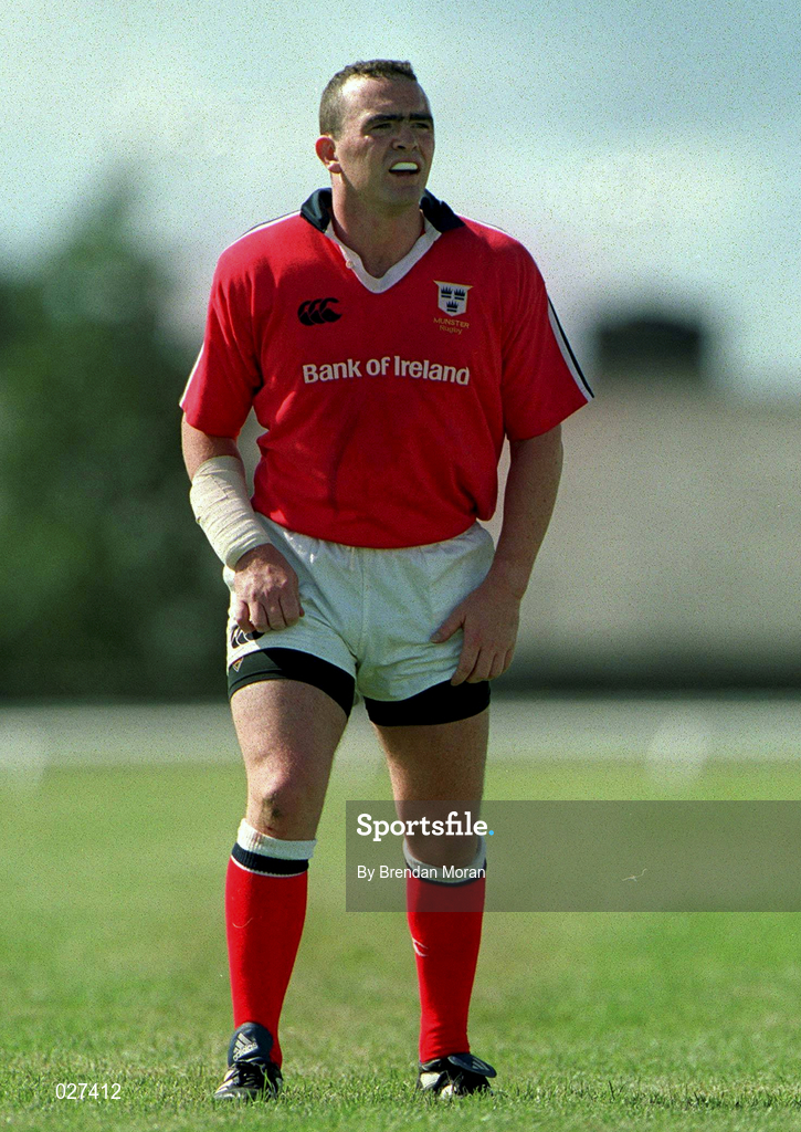 14 August 1999; Mick Lynch of Munster during the Guinness Interprovincial Championship match between Connacht and Munster at the Sportsgrounds in Galway. Photo by Brendan Moran/Sportsfile