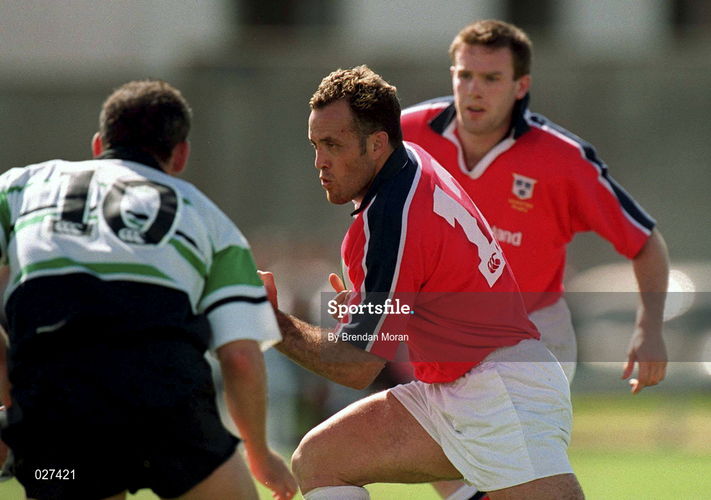 14 August 1999; Mike Mullins of Munster during the Guinness Interprovincial Championship match between Connacht and Munster at the Sportsgrounds in Galway. Photo by Brendan Moran/Sportsfile