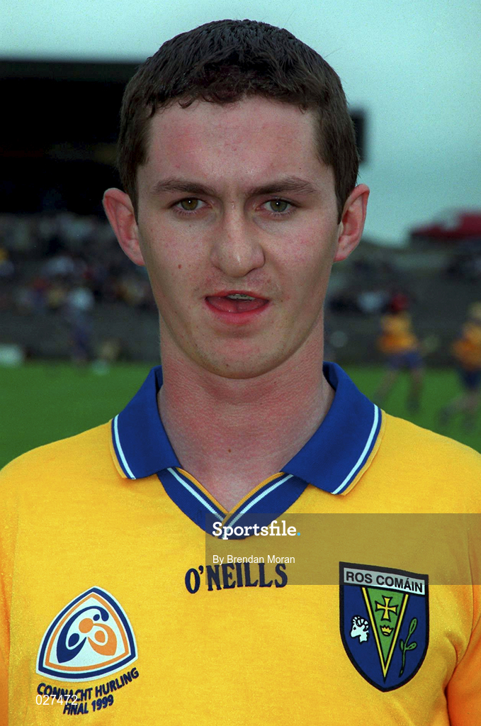 10 July 1999; Pat Fineran of Roscommon during the Guinness Connacht Senior Hurling Championship Final match between Galway and Roscommon at Dr. Hyde Park in Roscommon. Photo by Brendan Moran/Sportsfile