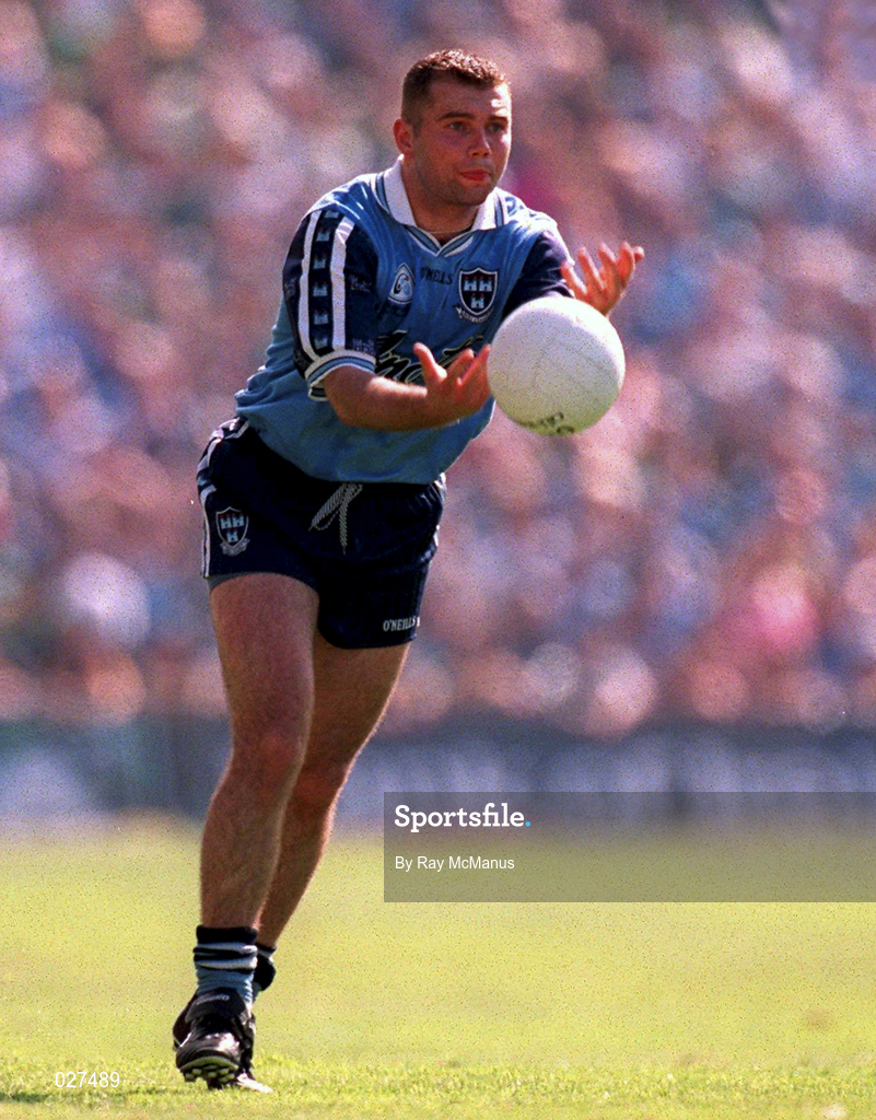 1 August 1999; Paul Croft of Dublin during the Bank of Ireland Leinster Senior Football Championship Final match between Dublin and Meath at Croke Park in Dublin. Photo by Ray McManus/Sportsfile