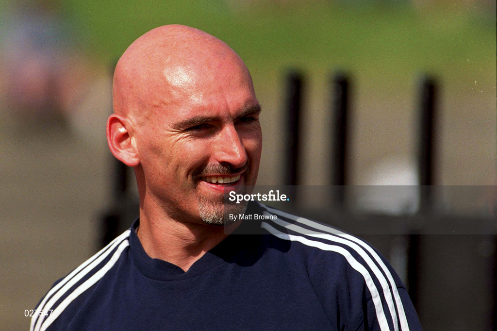 25 July 1999; Terry McHugh competing in the javalin during the TNT Irish National Senior Track & Field Championships - Day 2 at Morton Stadium in Santry, Dublin. Photo by Matt Browne/Sportsfile