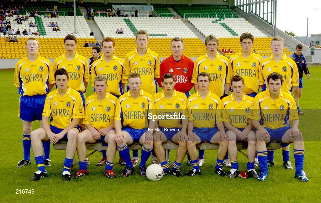 29 July 2006; The Roscommon team. ESB All-Ireland Minor Football Championship Quarter-Final, Roscommon v Tipperary, O'Connor Park, Tullamore, Co. Offaly. Picture credit; Matt Browne / SPORTSFILE