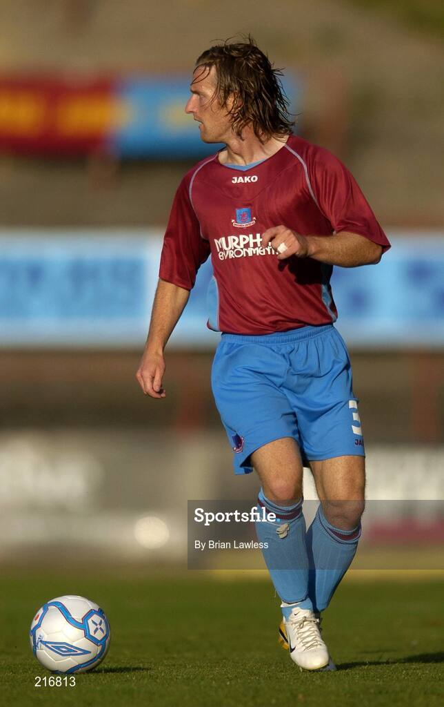 27 July 2006; Simon Webb, Drogheda United. UEFA Cup 1st Round, 2nd Leg, Drogheda United v HJK Helsinki, Dalymount Park, Dublin. Picture credit; Brian Lawless / SPORTSFILE