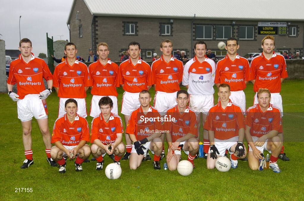 4 August 2006; The Louth team. Tommy Murphy Cup Quarter-Final, Louth v Monaghan, St. Brigid's Park, Dowdallshill, Dundalk, Co. Louth. Picture credit; Matt Browne / SPORTSFILE