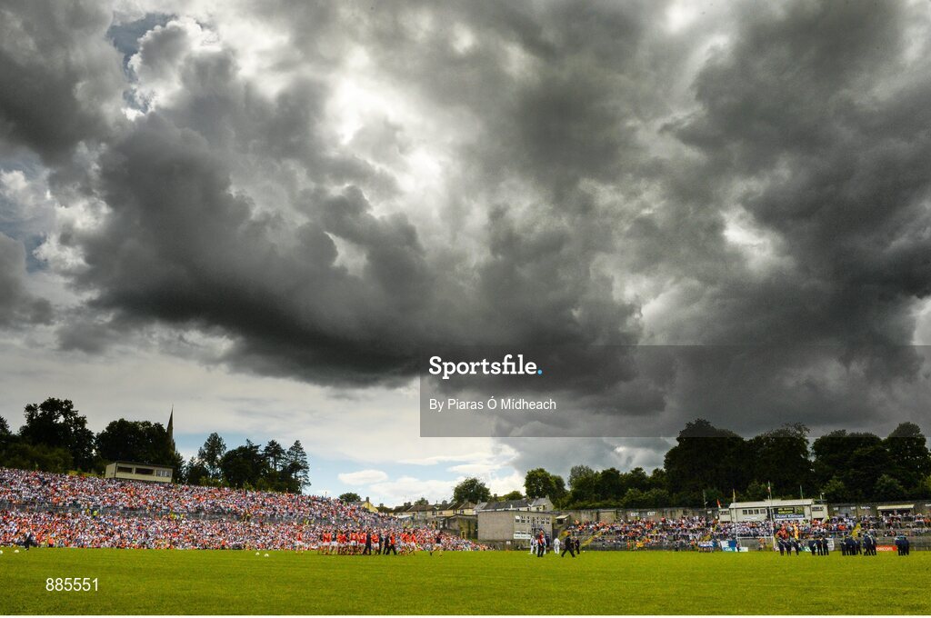 6 July 2014; A general view of St Tiernach's Park, Clones. Ulster GAA Football Senior Championship, Semi-Final Replay, Armagh v Monaghan, St Tiernach's Park, Clones, Co. Monaghan. Picture credit: Piaras Ó Mídheach / SPORTSFILE