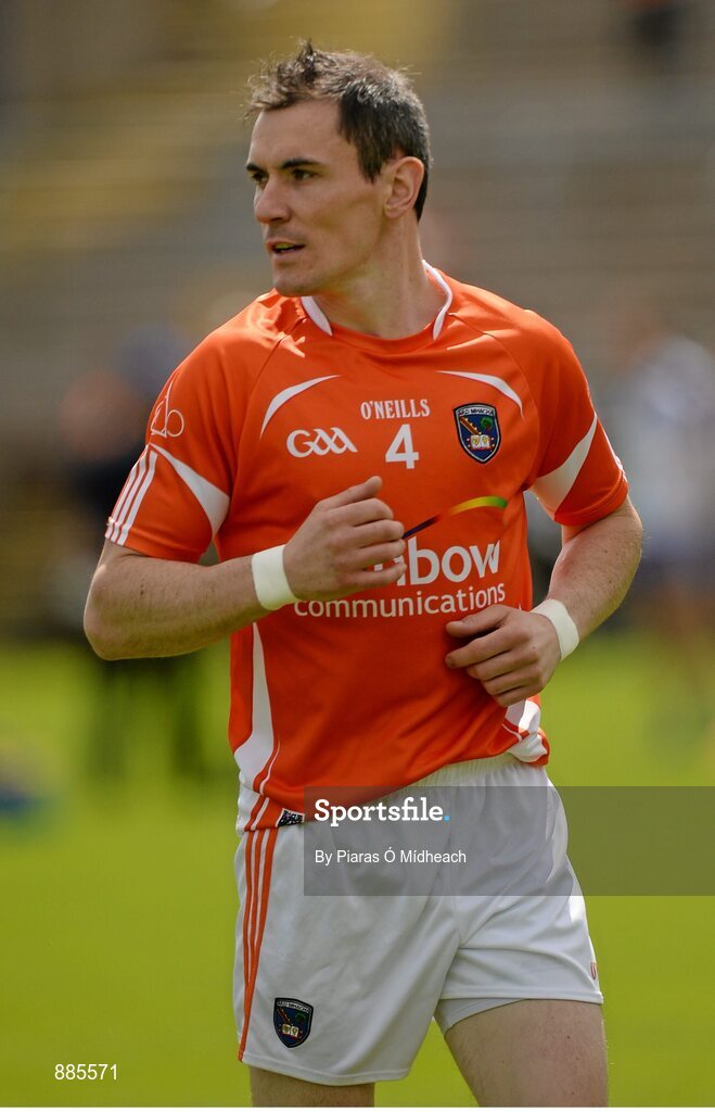 6 July 2014; Andy Mallon, Armagh. Ulster GAA Football Senior Championship, Semi-Final Replay, Armagh v Monaghan, St Tiernach's Park, Clones, Co. Monaghan. Picture credit: Piaras Ó Mídheach / SPORTSFILE