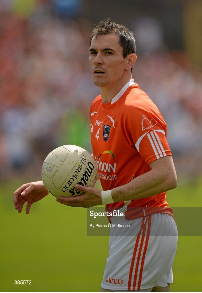 6 July 2014; Andy Mallon, Armagh. Ulster GAA Football Senior Championship, Semi-Final Replay, Armagh v Monaghan, St Tiernach's Park, Clones, Co. Monaghan. Picture credit: Piaras Ó Mídheach / SPORTSFILE