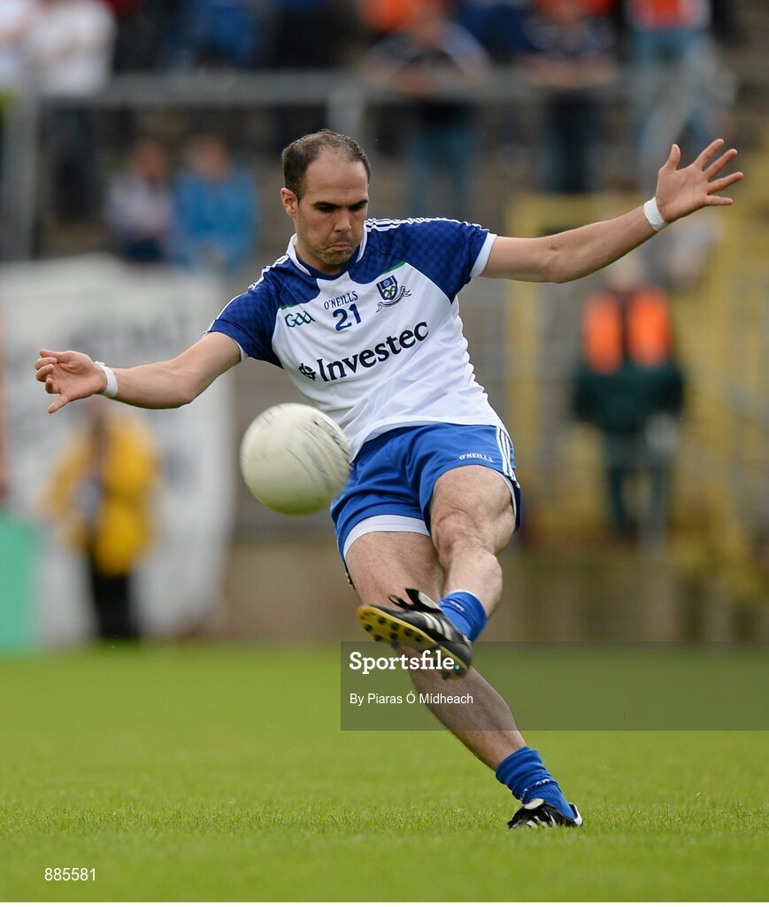 6 July 2014; Paul Finlay, Monaghan. Ulster GAA Football Senior Championship, Semi-Final Replay, Armagh v Monaghan, St Tiernach's Park, Clones, Co. Monaghan. Picture credit: Piaras Ó Mídheach / SPORTSFILE