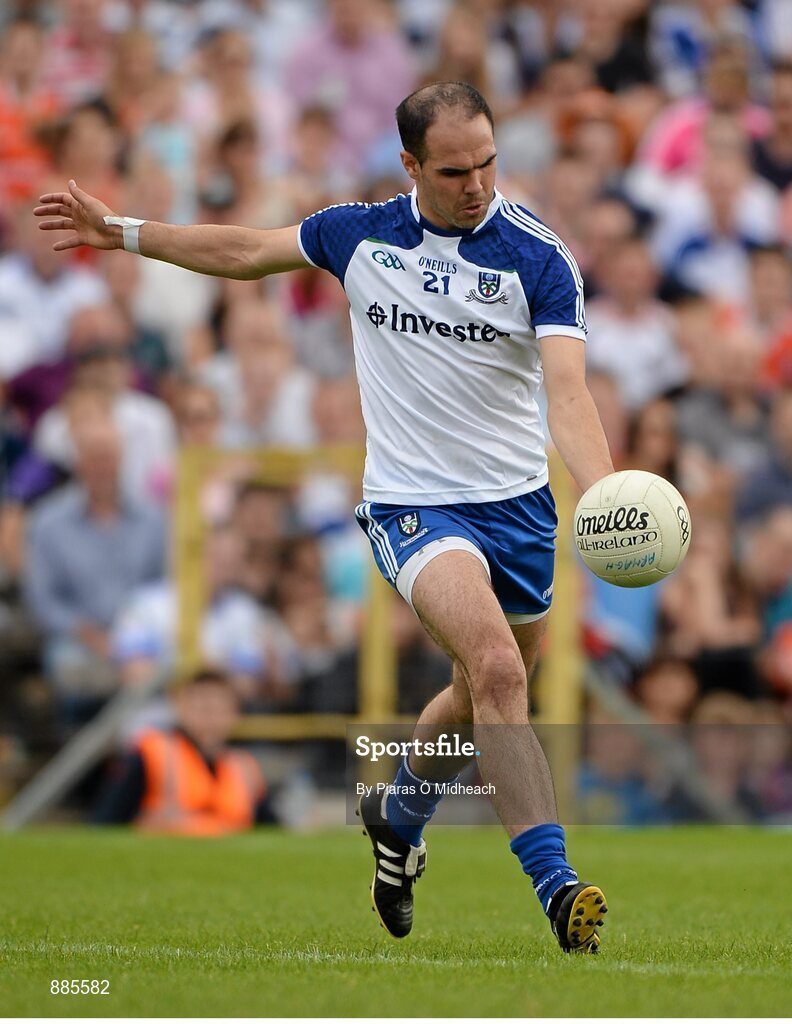 6 July 2014; Paul Finlay, Monaghan. Ulster GAA Football Senior Championship, Semi-Final Replay, Armagh v Monaghan, St Tiernach's Park, Clones, Co. Monaghan. Picture credit: Piaras Ó Mídheach / SPORTSFILE