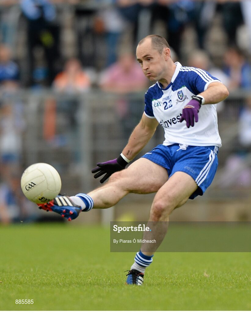 6 July 2014; Stephen Gollogly, Monaghan. Ulster GAA Football Senior Championship, Semi-Final Replay, Armagh v Monaghan, St Tiernach's Park, Clones, Co. Monaghan. Picture credit: Piaras Ó Mídheach / SPORTSFILE