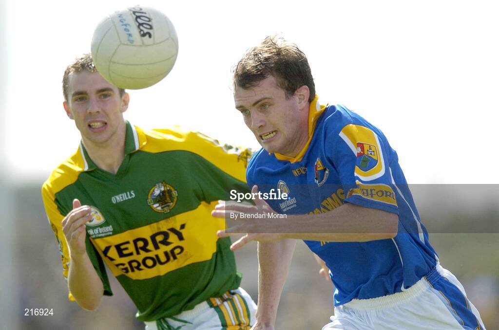 29 July 2006; David Barden, Longford, in action against Marc O Se, Kerry. Bank of Ireland All-Ireland Senior Football Championship Qualifier, Round 4, Kerry v Longford, Fitzgerald Stadium, Killarney, Co. Kerry. Picture credit; Brendan Moran / SPORTSFILE
