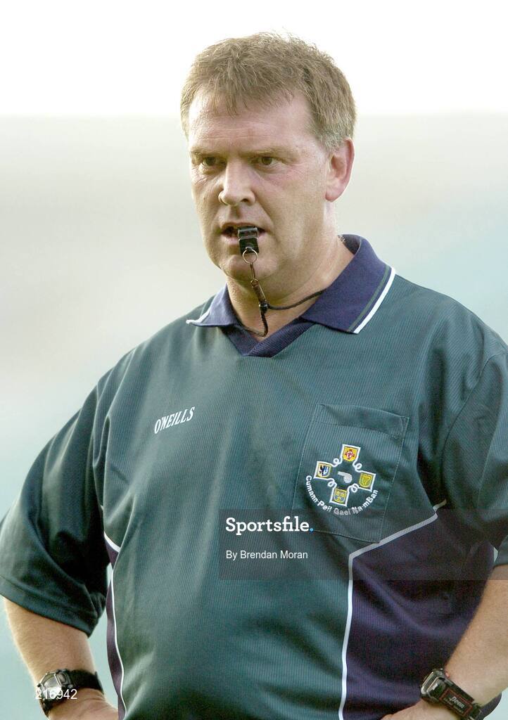 29 July 2006; Richie O'Connor, Referee. TG4 Ladies Munster Senior Football Final, Cork v Waterford, Gaelic Grounds, Limerick. Picture credit; Brendan Moran / SPORTSFILE