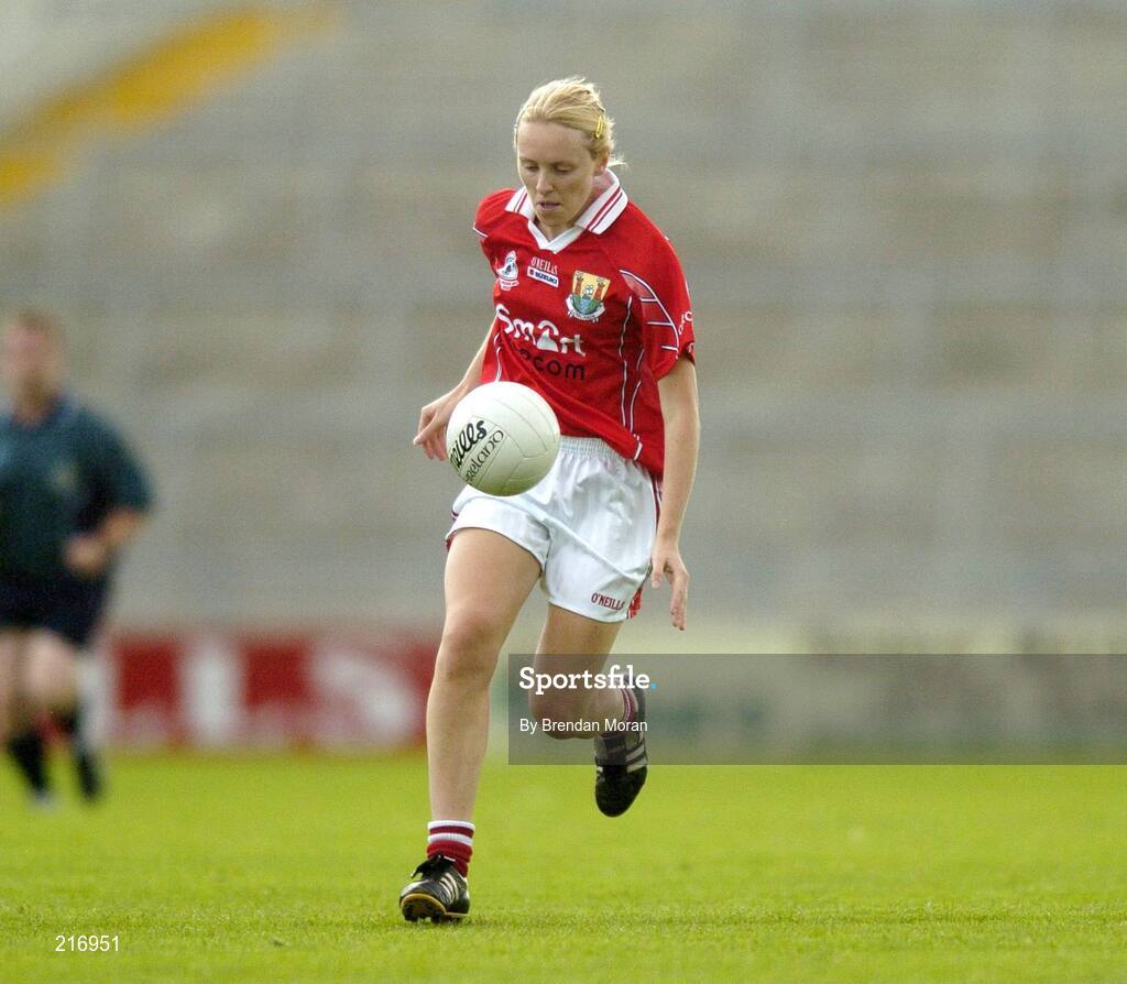 29 July 2006; Amanda Murphy, Cork. TG4 Ladies Munster Senior Football Final, Cork v Waterford, Gaelic Grounds, Limerick. Picture credit; Brendan Moran / SPORTSFILE