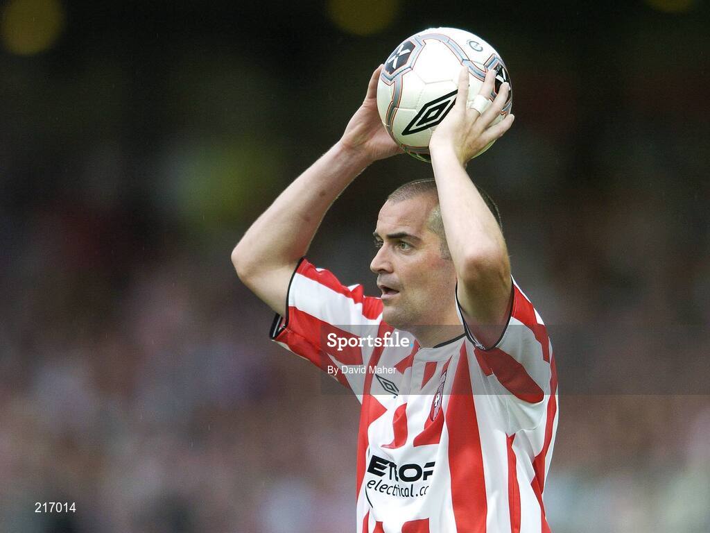 27 July 2006; Sean Hargan, Derry City. UEFA Cup 1st Round, 2nd Leg, Derry City v IFK Gotheburg, Brandywell, Derry. Picture credit; David Maher / SPORTSFILE