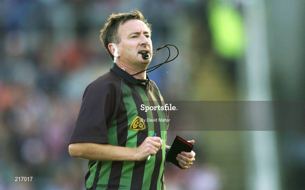 29 July 2006; Aidan Mangan, referee. Bank of Ireland All-Ireland Senior Football Championship Qualifier, Round 4, Galway v Westmeath, Pearse Stadium, Galway. Picture credit; David Maher / SPORTSFILE