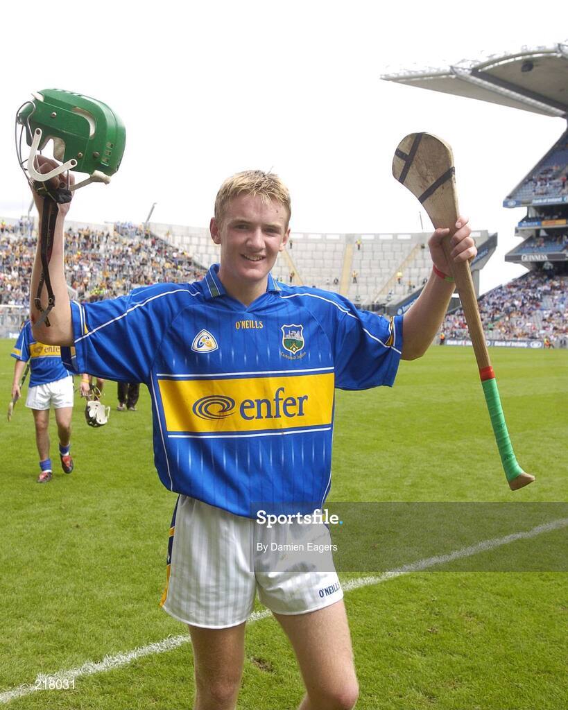 13 August 2006; Noel McGrath, Tipperary, celebrates victory. All-Ireland Minor Hurling Championship, Semi-Final, Kilkenny v Tipperary, Croke Park, Dublin. Picture credit; Damien Eagers / SPORTSFILE