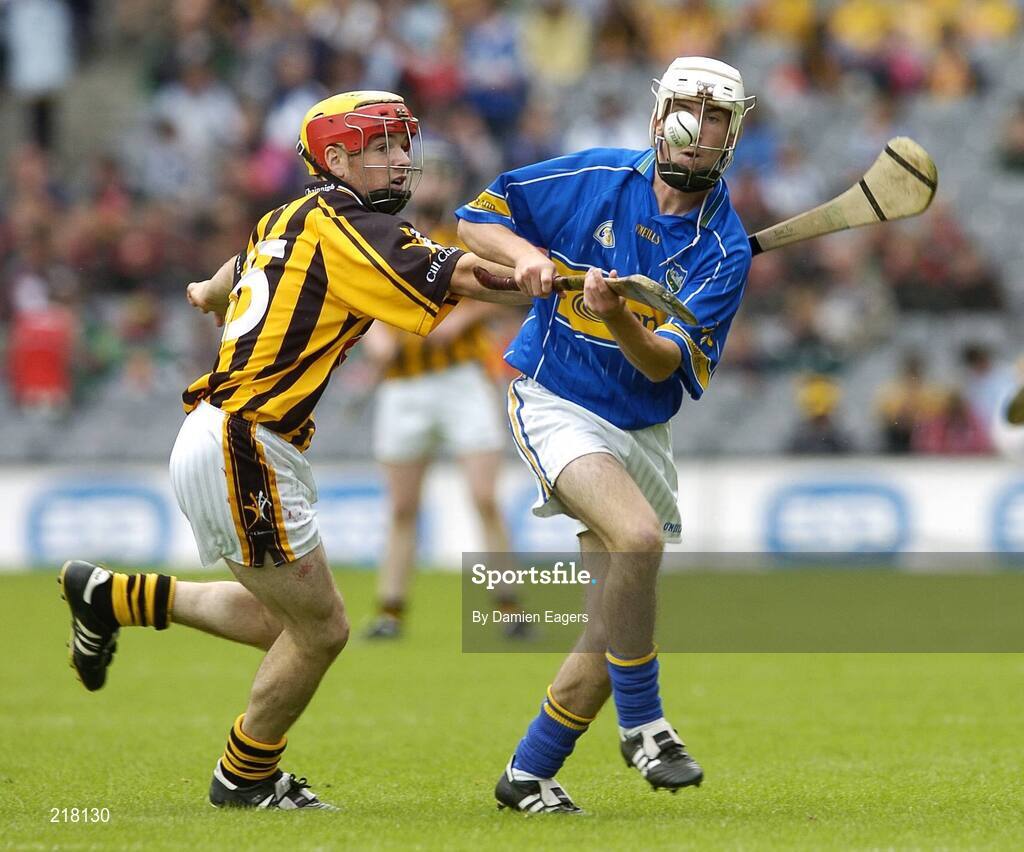 13 August 2006; Michael Gleeson, Tipperary, in action against Jin Jo Farrell, Kilkenny. All-Ireland Minor Hurling Championship, Semi-Final, Kilkenny v Tipperary, Croke Park, Dublin. Picture credit; Matt Browne / SPORTSFILE