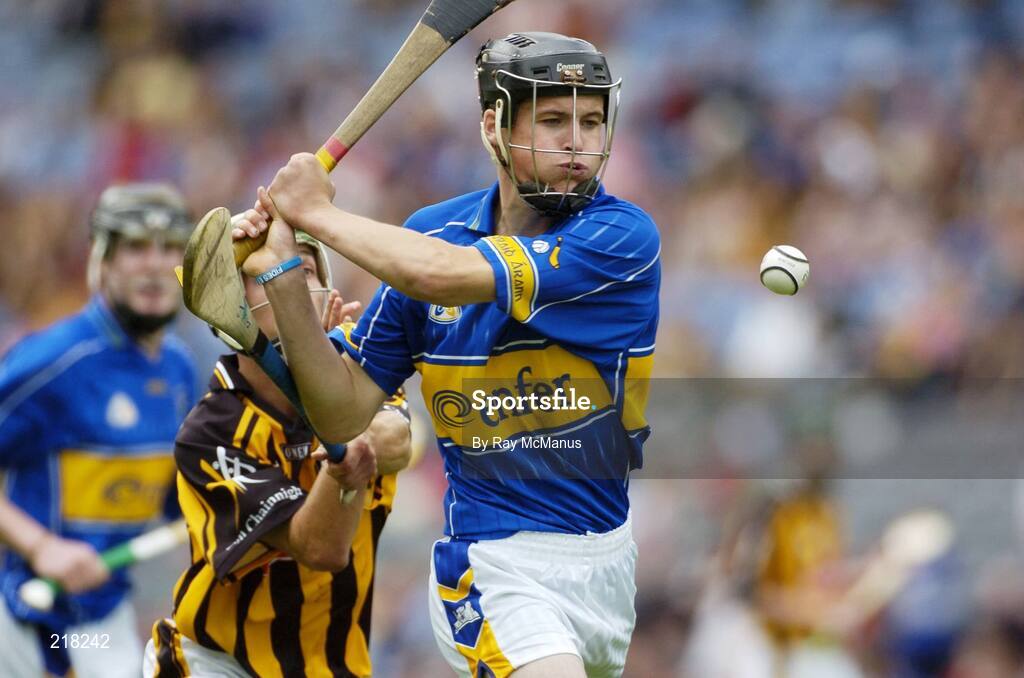 13 August 2006; Patrick Bourke, Tipperary, in action against John Fitzpatrick,  Kilkenny. All-Ireland Minor Hurling Championship, Semi-Final, Kilkenny v Tipperary, Croke Park, Dublin. Picture credit; Ray McManus / SPORTSFILE