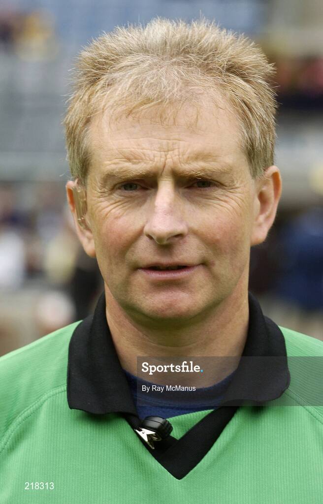 13 August 2006; Minor Referee Ger Hoey. All-Ireland Minor Hurling Championship, Semi-Final, Kilkenny v Tipperary, Croke Park, Dublin. Picture credit; Ray McManus / SPORTSFILE