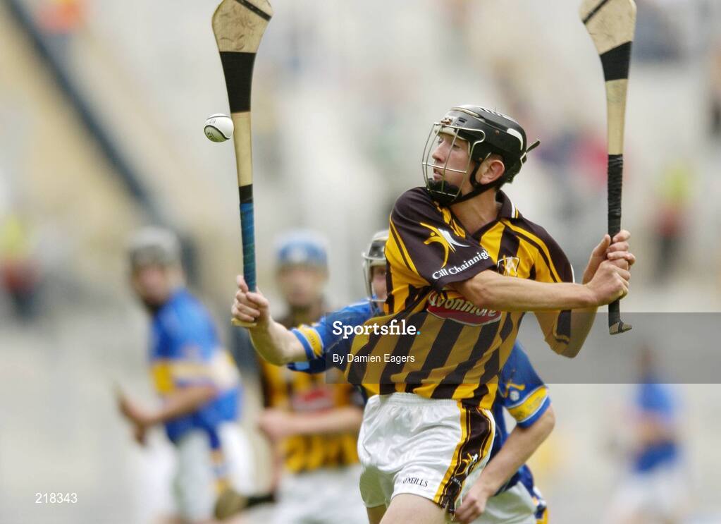 13 August 2006; David Langton, Kilkenny, in action against Thomas McGrath, Tipperary. All-Ireland Minor Hurling Championship, Semi-Final, Kilkenny v Tipperary, Croke Park, Dublin. Picture credit; Damien Eagers / SPORTSFILE