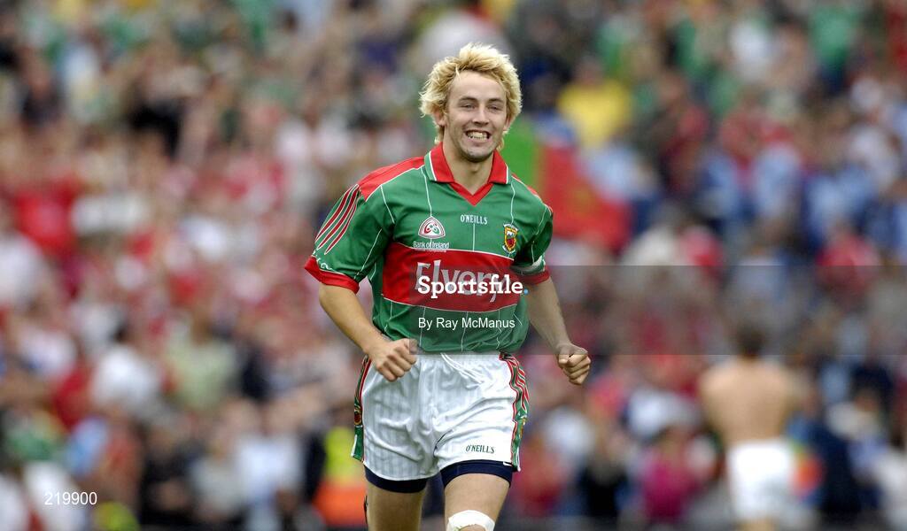 27 August 2006; Conor Mortimer, Mayo, celebrates victory at the end of the game. Bank of Ireland All-Ireland Senior Football Championship Semi-Final, Dublin v Mayo, Croke Park, Dublin. Picture credit; Ray McManus / SPORTSFILE