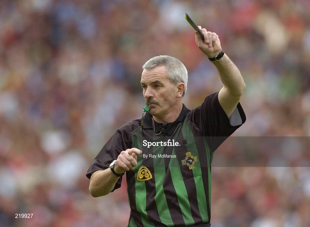 27 August 2006; Referee Paddy Russell. Bank of Ireland All-Ireland Senior Football Championship Semi-Final, Dublin v Mayo, Croke Park, Dublin. Picture credit; Ray McManus / SPORTSFILE