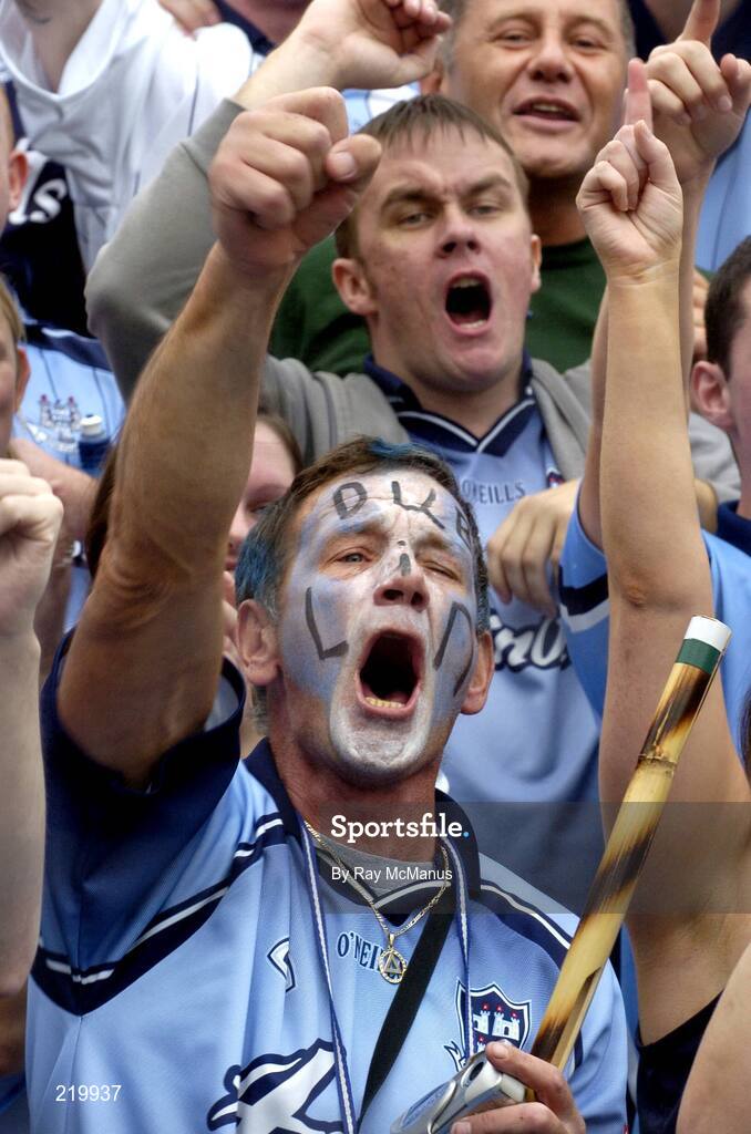 27 August 2006; Dublin supporters on Hill 16 before the game. Bank of Ireland All-Ireland Senior Football Championship Semi-Final, Dublin v Mayo, Croke Park, Dublin. Picture credit; Ray McManus / SPORTSFILE