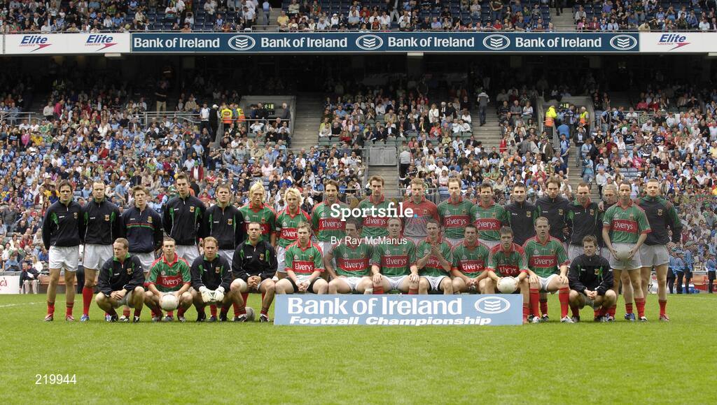 27 August 2006; The Mayo squad. Bank of Ireland All-Ireland Senior Football Championship Semi-Final, Dublin v Mayo, Croke Park, Dublin. Picture credit; Ray McManus / SPORTSFILE