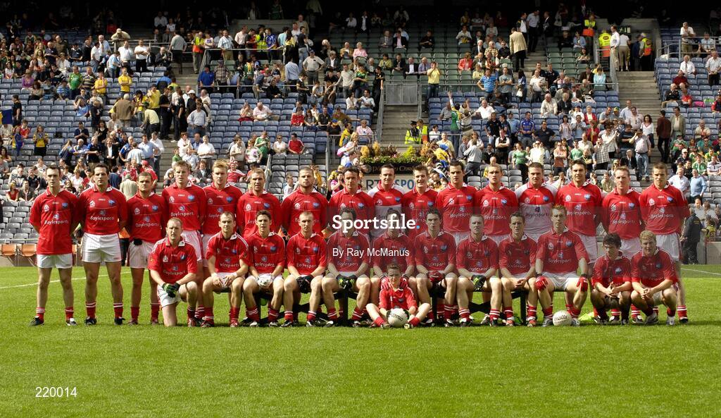 27 August 2006; The Louth squad. Tommy Murphy Cup Final, Louth v Leitrim, Croke Park, Dublin. Picture credit; Ray McManus / SPORTSFILE