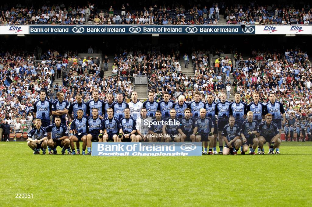 27 August 2006; The Dublin squad. Bank of Ireland All-Ireland Senior Football Championship Semi-Final, Dublin v Mayo, Croke Park, Dublin. Picture credit; Ray McManus / SPORTSFILE