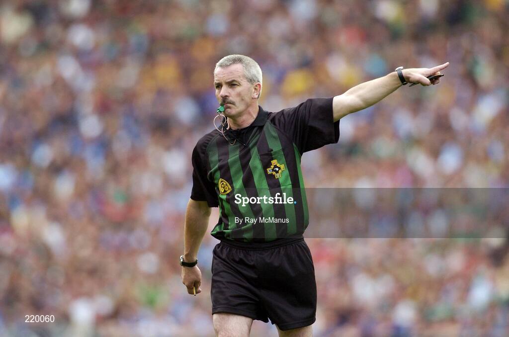 27 August 2006; Referee Paddy Russell. Bank of Ireland All-Ireland Senior Football Championship Semi-Final, Dublin v Mayo, Croke Park, Dublin. Picture credit; Ray McManus / SPORTSFILE