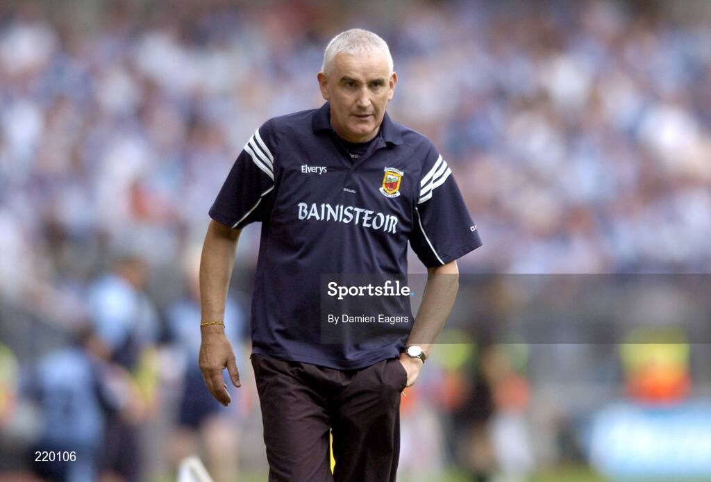 27 August 2006; Mickey Moran, Mayo manager. Bank of Ireland All-Ireland Senior Football Championship Semi-Final, Dublin v Mayo, Croke Park, Dublin. Picture credit; Damien Eagers / SPORTSFILE